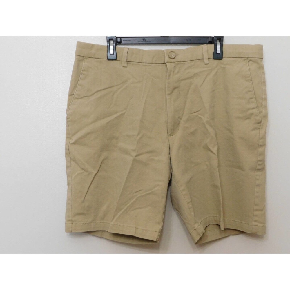 Savane Men's Flat Front Chino Shorts - Size 38